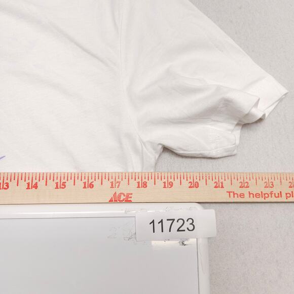 H&M AAliyah Band Crew Neck Graphic T Shirt Mens Size Small S White - Picture 6 of 9